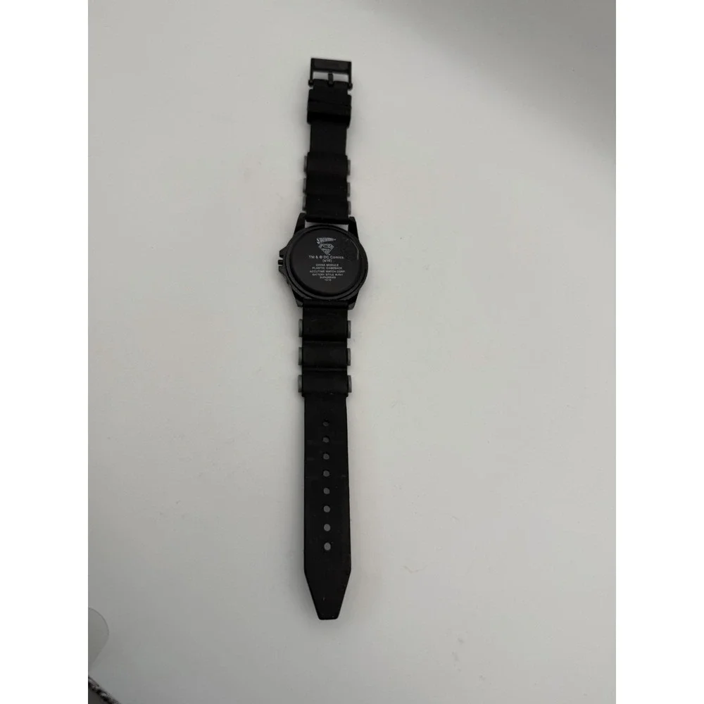 Boys Black & Gray Superman Digital Watch